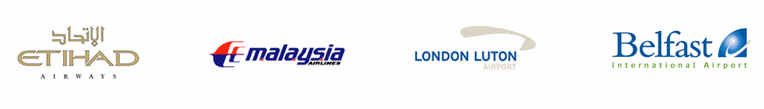 Etihad Airways, Malaysia Airlines, London Luton Airport, Belfast International Airport